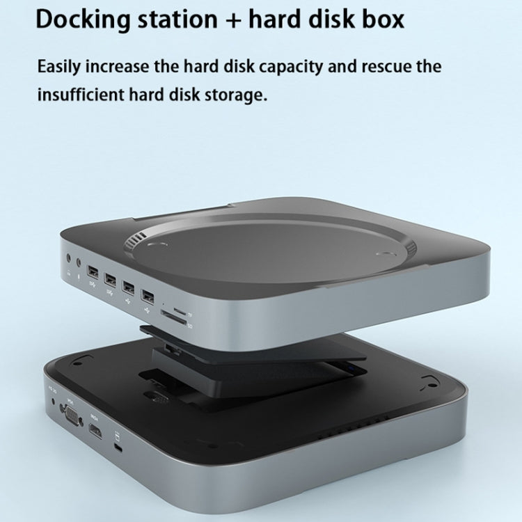 Rocketek MM483 For Mac Mini Docking Station With Hard Disk Enclosure - USB HUB by Rocketek | Online Shopping South Africa | PMC Jewellery