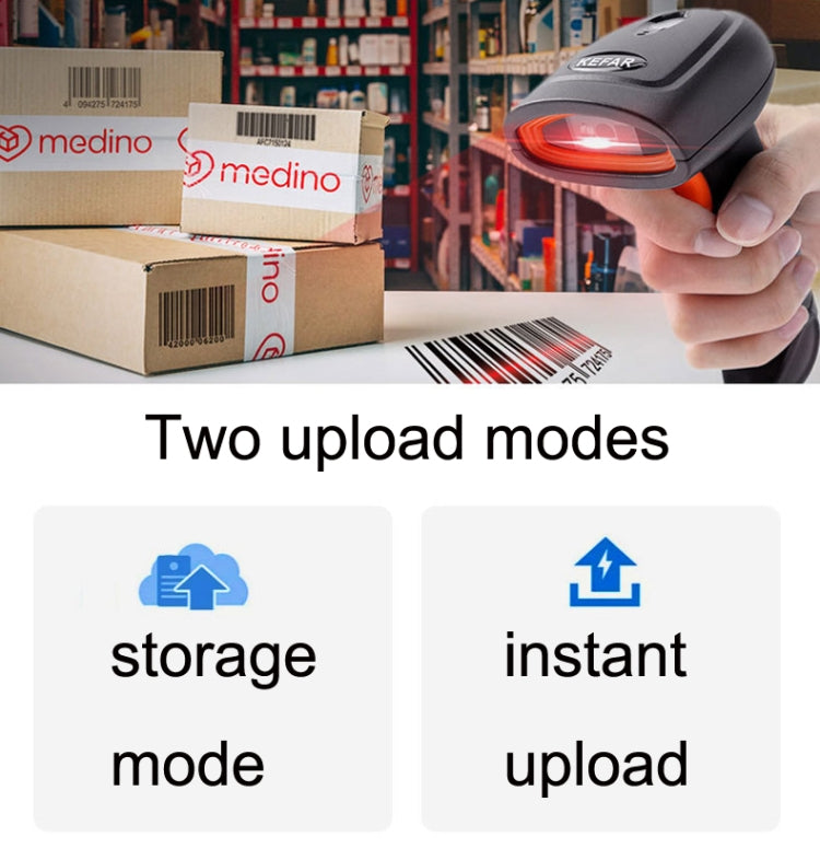 Kefar Supermarket Store Cashier Wired Red Light Scanner QR Code - Barcode Scanner by PMC TechLife | Online Shopping South Africa | PMC TechLife | Buy Now Pay Later Mobicred