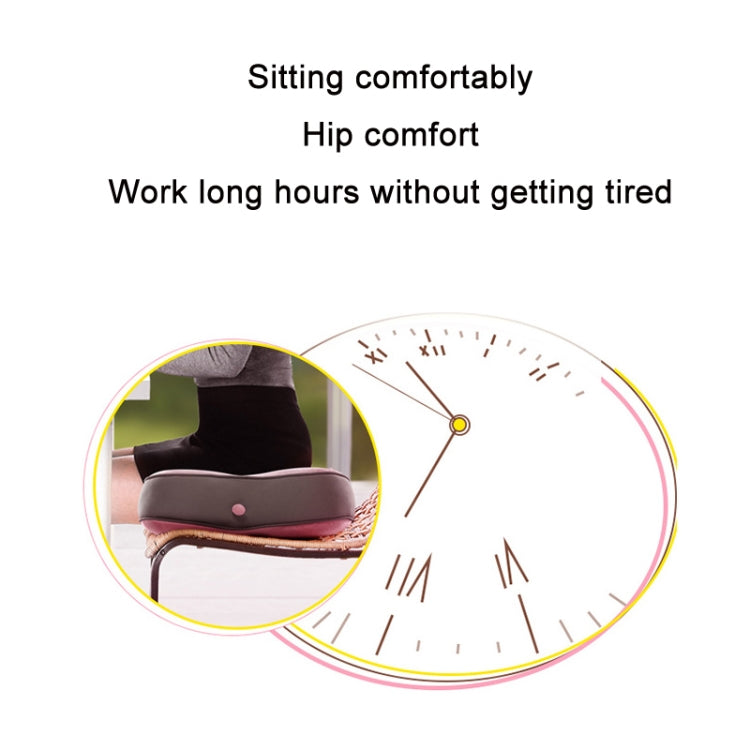 FANNIS Butterfly Office Hip Support Memory Foam Cushion, Size: 41x33x8cm(Pink) - Cushions & Pillows by FANNIS | Online Shopping South Africa | PMC TechLife | Buy Now Pay Later Mobicred