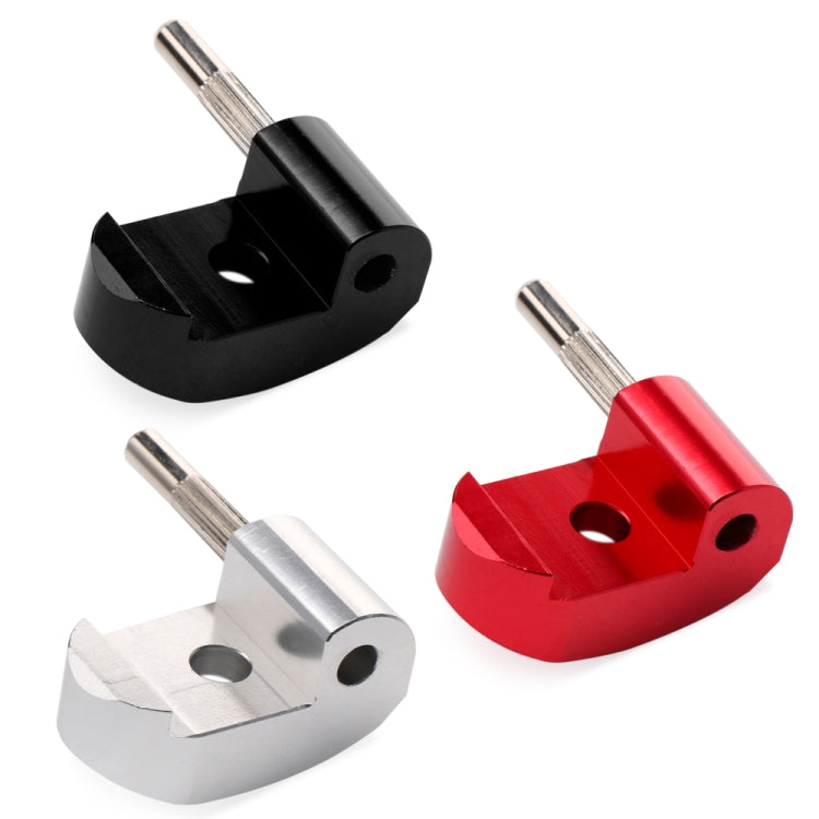 High-density Alloy Steel Electric Scooter Folding Hook for Xiaomi M365 / Pro,Style: Silver+2 Dowel - Accessories & Parts by PMC TechLife | Online Shopping South Africa | PMC TechLife | Buy Now Pay Later Mobicred