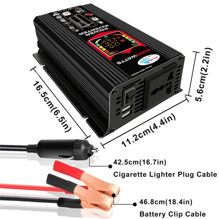 Tang 3 Generations Home Solar Generator Inverter+30A Controller+18W 12V Solar Panel, Specification: Black 12V To 110V - Modified Square Wave by PMC TechLife | Online Shopping South Africa | PMC TechLife | Buy Now Pay Later Mobicred
