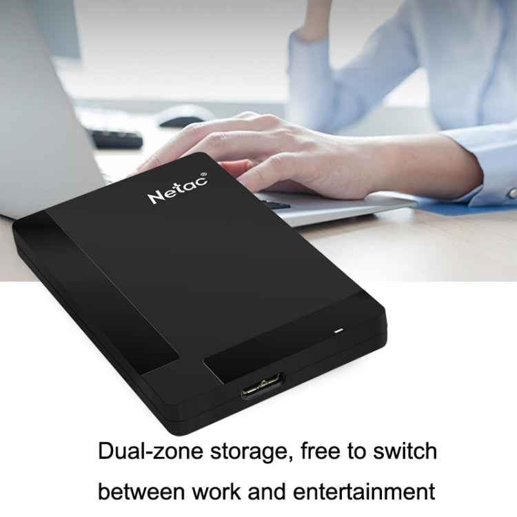 Netac K218 High Speed 2.5 Inch Software Encrypted Mobile Hard Drive, Capacity: 1TB - free shipping - PMC Jewellery - Order now!