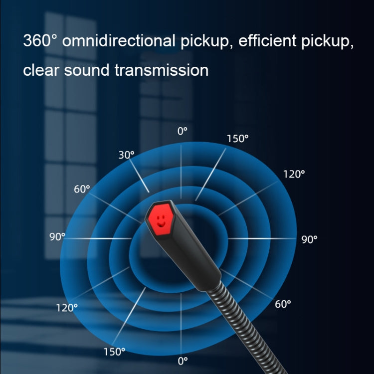 F12 Metal Hose Meeting Desktop Microphone, Spec: USB Version (Black) - Microphone by PMC TechLife | Online Shopping South Africa | PMC TechLife | Buy Now Pay Later Mobicred