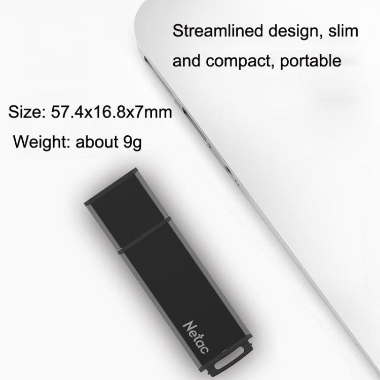 Netac U351 Metal High Speed Mini USB Flash Drives, Capacity: 128GB - free shipping - PMC Jewellery - Order now!