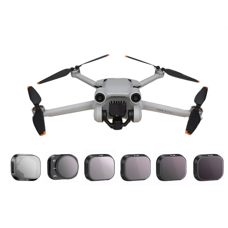 RCSTQ Aluminum Alloy Adjustable Filter Accessories for DJI Mini 3 Pro,Style: ND8 - Mavic Lens Filter by RCSTQ | Online Shopping South Africa | PMC Jewellery | Buy Now Pay Later Mobicred