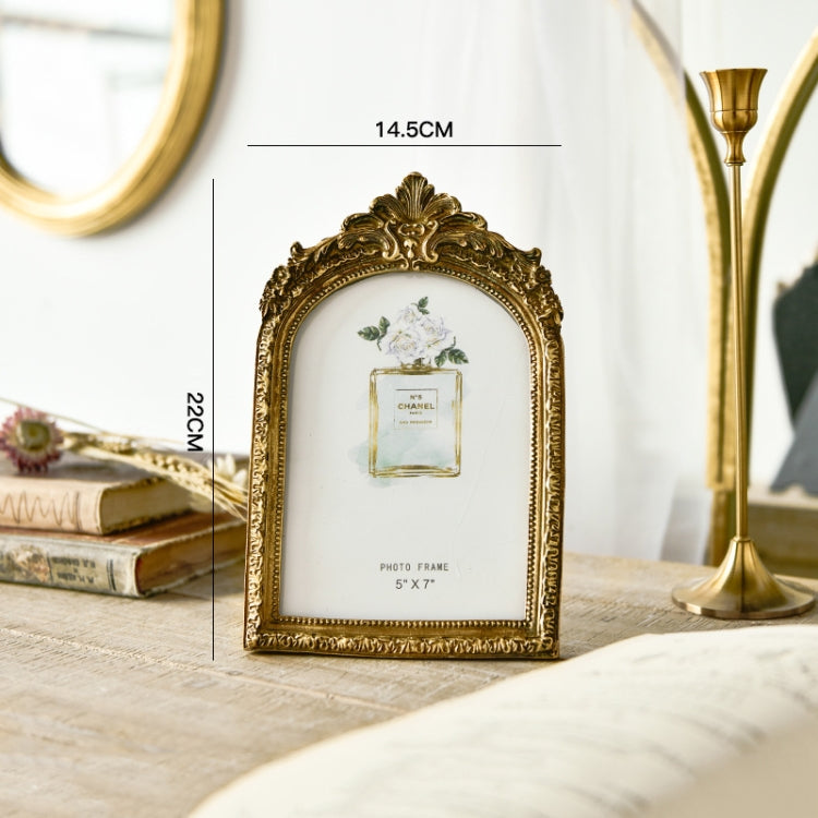 Retro Imitation Wood Home Decor Photo Frames, Spec: Arched-7 inches - Photo Albums & Photo Frames by PMC Jewellery | Online Shopping South Africa | PMC Jewellery