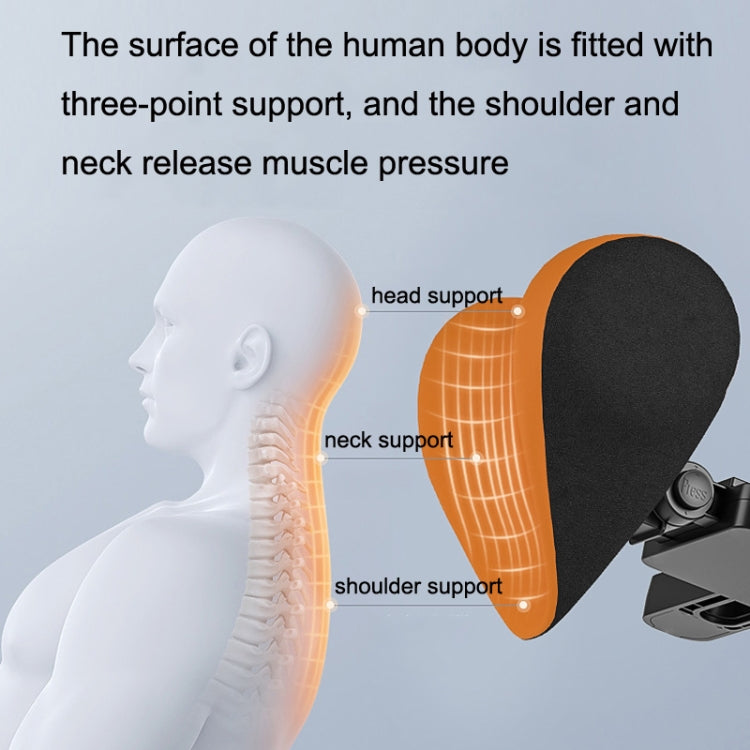 A09 Car Seat Headrest Memory Foam Comfortable Neck Pillow, Style: With Stand  (White) - Seat Accessories by PMC TechLife | Online Shopping South Africa | PMC TechLife | Buy Now Pay Later Mobicred