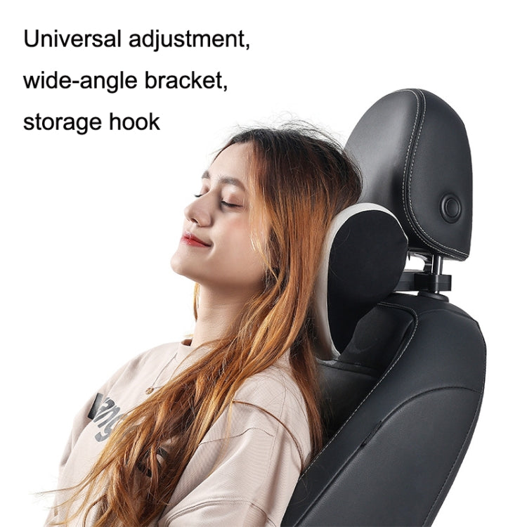 A09 Car Seat Headrest Memory Foam Comfortable Neck Pillow, Style: With Stand  (White) - Seat Accessories by PMC TechLife | Online Shopping South Africa | PMC TechLife | Buy Now Pay Later Mobicred