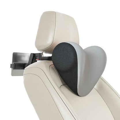 A09 Car Seat Headrest Memory Foam Comfortable Neck Pillow, Style: With Stand  (Gray) - Seat Accessories by PMC Jewellery | Online Shopping South Africa | PMC Jewellery | Buy Now Pay Later Mobicred