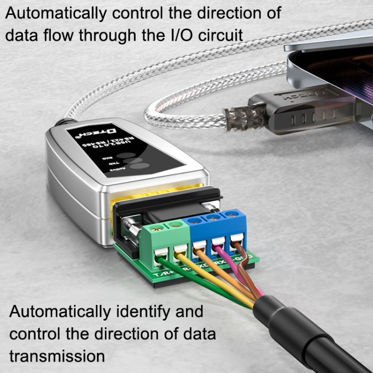 DTECH DT-5019 USB To RS485/422 Industrial Converter Serial Line Communication Adapter(1.2m) - RS485 / RS232 Series by DTECH | Online Shopping South Africa | PMC Jewellery