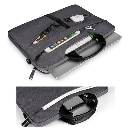 DJ04 Hidden Handle Waterproof Laptop Bag, Size: 14.1-15.4 inches(Deep Gray) - 14.1 inch by PMC Jewellery | Online Shopping South Africa | PMC Jewellery | Buy Now Pay Later Mobicred