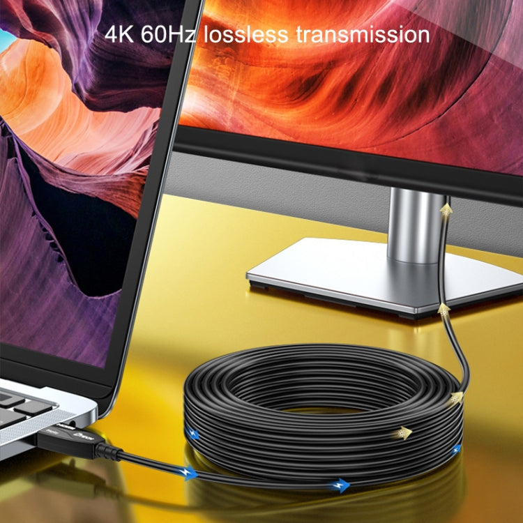 DTECH HDMI 2.0 Version Fiber Optical Line 4K 60Hz Large Screen TV Engineering Wiring, Length: 5m - free shipping - PMC Jewellery - Order now!