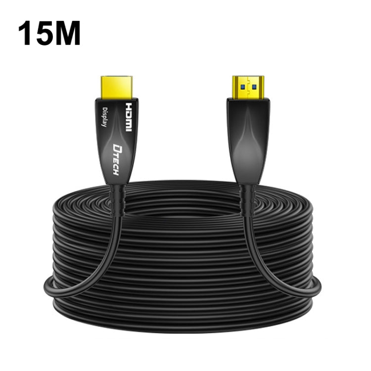 DTECH HDMI 2.0 Version Fiber Optical Line 4K 60Hz Large Screen TV Engineering Wiring, Length: 15m - free shipping - PMC Jewellery - Order now!
