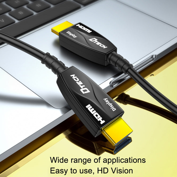 DTECH HDMI 2.0 Version Fiber Optical Line 4K 60Hz Large Screen TV Engineering Wiring, Length: 100m - free shipping - PMC Jewellery - Order now!