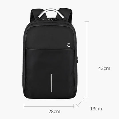 SJ16 Laptop Anti-Theft Backpack, Size: 13 inch-15.6 inch(Mysterious Black) - Backpack by PMC Jewellery | Online Shopping South Africa | PMC Jewellery | Buy Now Pay Later Mobicred