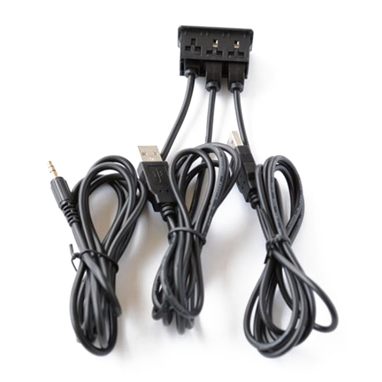 Car Universal Modification Dual USB +AUX Interface Charging Seat - DIY Cables by PMC TechLife | Online Shopping South Africa | PMC TechLife