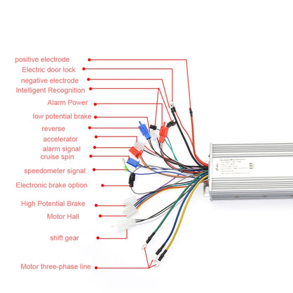 1500W Electric Bicycle Dual Mode Controller Mountain Bike Universal Brushless Controller - Accessories & Parts by PMC Jewellery | Online Shopping South Africa | PMC Jewellery