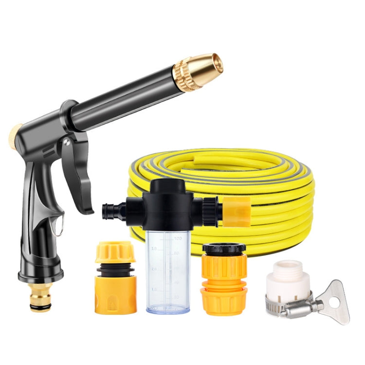 High Pressure Car Wash Hose Telescopic Watering Sprinkler, Style: H2+3 Connector+15m Tube+Foam Pot - Car Washer & Accessories by PMC Jewellery | Online Shopping South Africa | PMC Jewellery | Buy Now Pay Later Mobicred