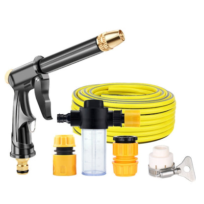 High Pressure Car Wash Hose Telescopic Watering Sprinkler, Style: H2+3 Connector+25m Tube+Foam Pot - Car Washer & Accessories by PMC Jewellery | Online Shopping South Africa | PMC Jewellery | Buy Now Pay Later Mobicred