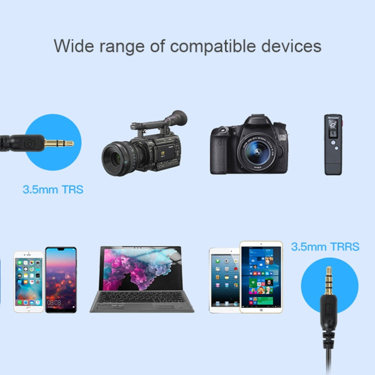 SYNCO Camera Phone Recording Microphone, Spec: MIC-M1S - Microphone by SYNCO | Online Shopping South Africa | PMC TechLife | Buy Now Pay Later Mobicred