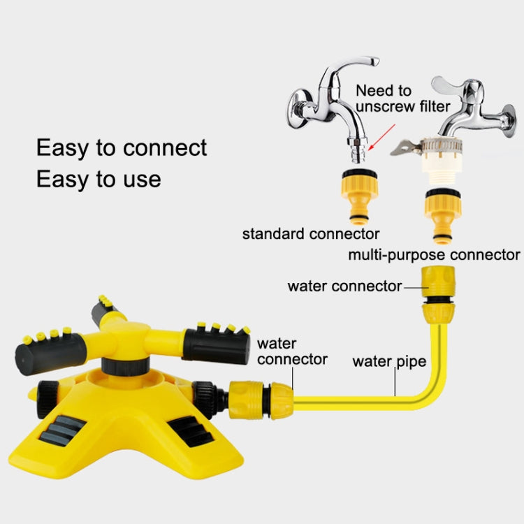 360 Degrees Rotating Watering Device, Style: With 4 PCS 6-point Connector and 10m 6-point Tube - Watering & Irrigation by PMc TechLife | Online Shopping South Africa | PMc TechLife | Buy Now Pay Later Mobicred
