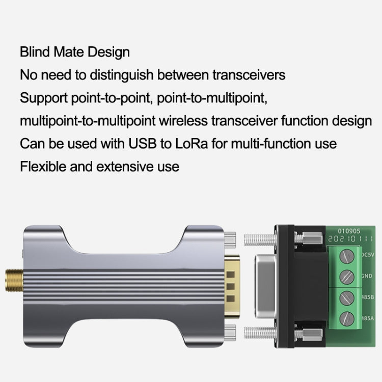 DTECH IOT5060A RS485 To LORA Serial Port Wireless Transmission Module - free shipping - PMC Jewellery - Order now!