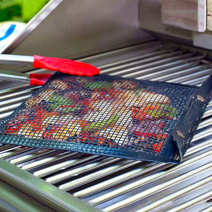 Vc005 BBQ Non-Stick Mesh Grilling Bag, Size: Black (40 x 30cm) - Cookwares & Tablewares by PMC Jewellery | Online Shopping South Africa | PMC Jewellery