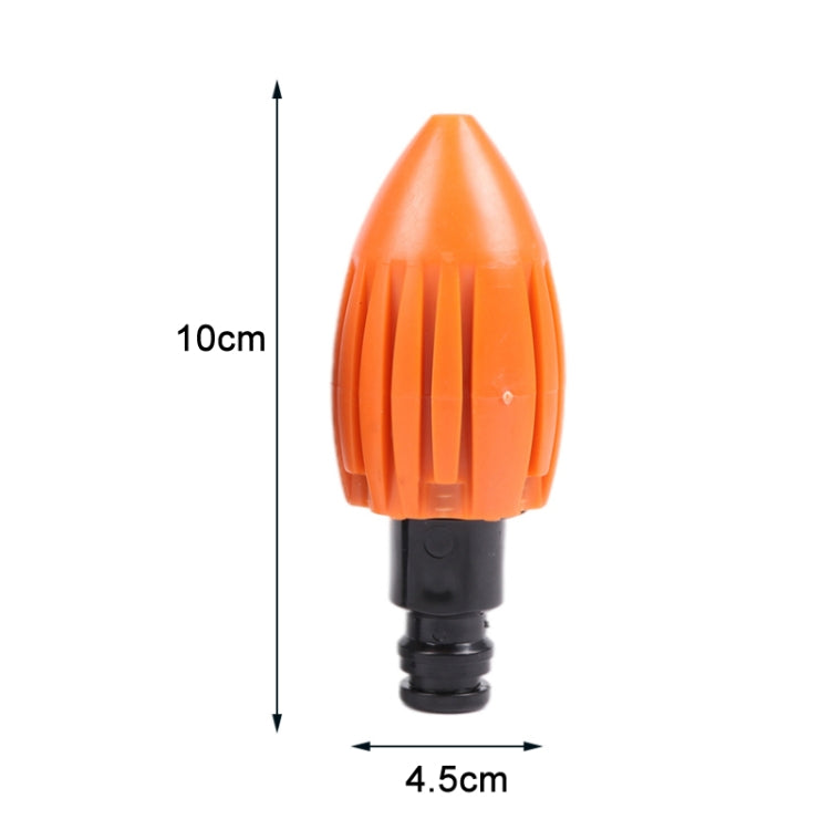 Water Rocket Washer Garden Hose Cleaning Head Drainage Trench Pressure Washer(Orange) - Others by PMC Jewellery | Online Shopping South Africa | PMC Jewellery