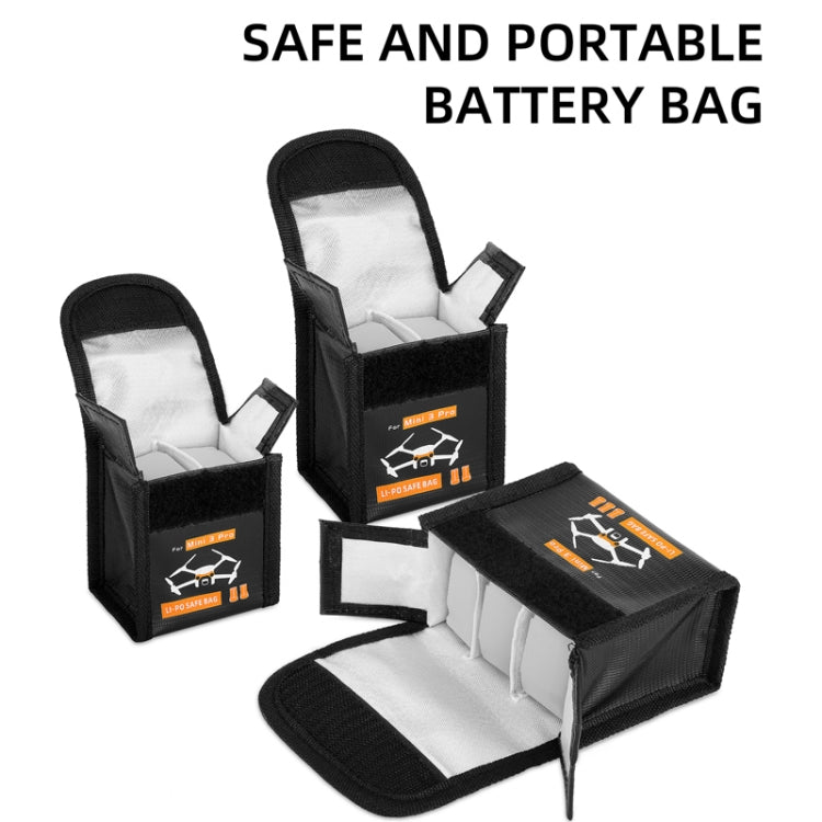 Sunnylife  Battery Explosion-proof Bag Storage Bag for DJI Mini 3 Pro,Size: Can Hold 3 Batteries - Carry Cases & Bags by Sunnylife | Online Shopping South Africa | PMC TechLife | Buy Now Pay Later Mobicred