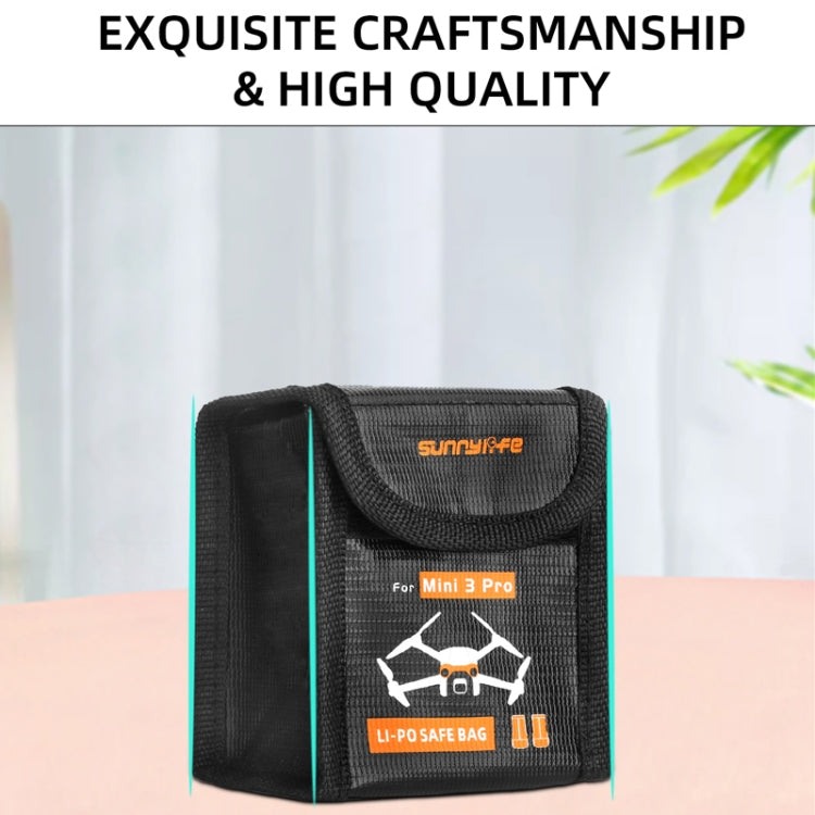 Sunnylife  Battery Explosion-proof Bag Storage Bag for DJI Mini 3 Pro,Size: Can Hold 3 Batteries - Carry Cases & Bags by Sunnylife | Online Shopping South Africa | PMC TechLife | Buy Now Pay Later Mobicred