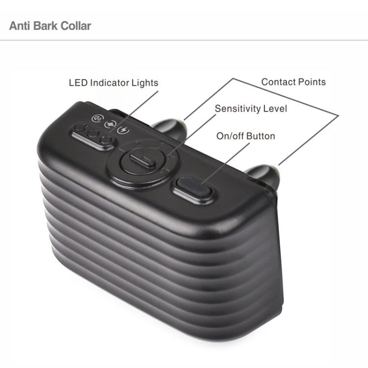 Remote Control Trainer Dog Collar Automatic Bark Stop Device, Specification: 1 Drag 3 - Training Aids by PMC TechLife | Online Shopping South Africa | PMC TechLife | Buy Now Pay Later Mobicred