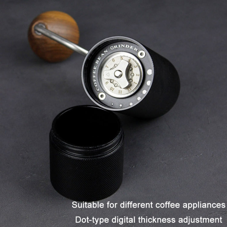 CNC Stainless Steel Hand Crank Coffee Bean Grinder, Specification: Hexagon Silver - free shipping - PMC TechLife - Order now!