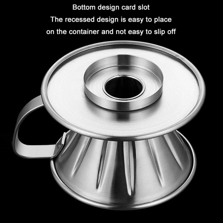 Double-layer Stainless Steel Pour-over Coffee Filter, Size: Small - Coffee Tools by PMC TechLife | Online Shopping South Africa | PMC TechLife | Buy Now Pay Later Mobicred