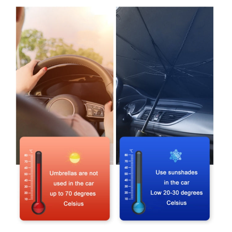 Car Windshield Telescopic Folding Thermal Insulation Parasol, Size: Large - Window Foils & Solar Protection by PMC TechLife | Online Shopping South Africa | PMC TechLife | Buy Now Pay Later Mobicred