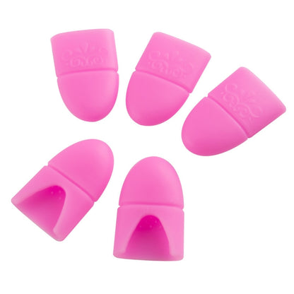 4 PCS Nail Removal Clip Free Silicone Finger Sleeves(Pink) - Nail Art Equipment by PMC Jewellery | Online Shopping South Africa | PMC Jewellery | Buy Now Pay Later Mobicred