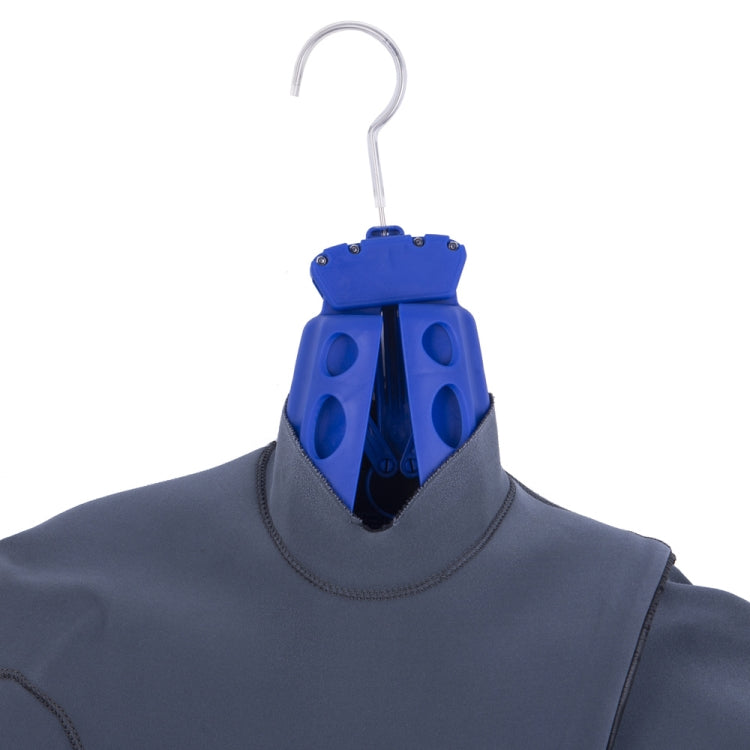 Wetsuit Hanger Thickened Multifunctional Folding Drying Rack(Black) - Shelf & Hooks by PMC TechLife | Online Shopping South Africa | PMC TechLife