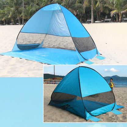 Automatic Instant Pop Up Tent Potable Beach Tent,Size:, Color: Light Blue - Tents & Accessories by PMC Jewellery | Online Shopping South Africa | PMC Jewellery