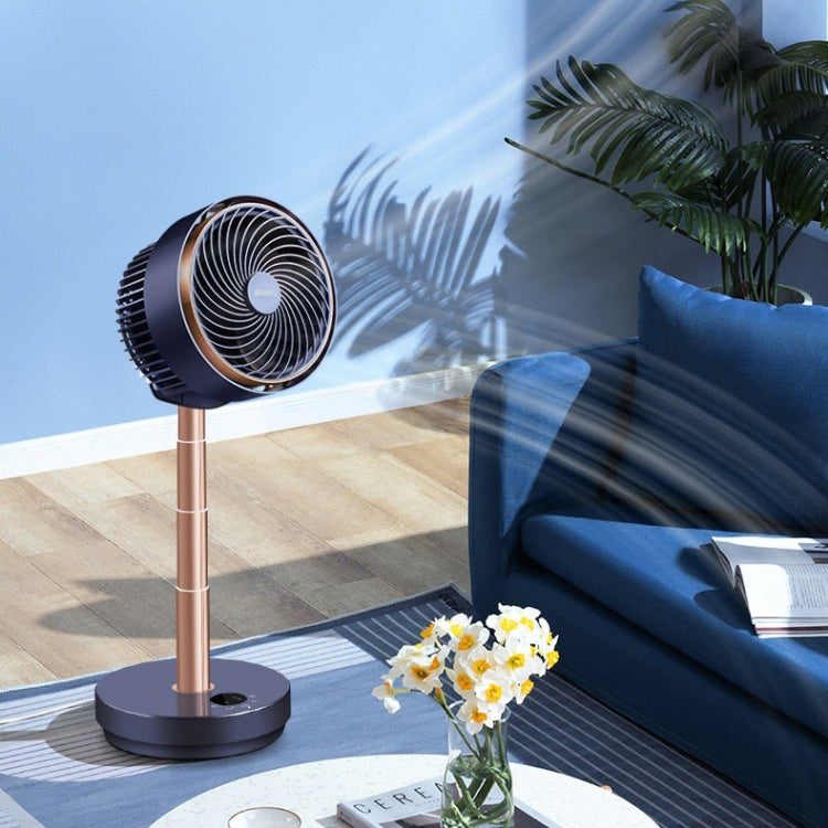 Shaking Head Air Circulation Fan Household Silent Bedroom Floor Fan, CN Plug(Dark Blue) - Electric Fans by PMC Jewellery | Online Shopping South Africa | PMC Jewellery | Buy Now Pay Later Mobicred