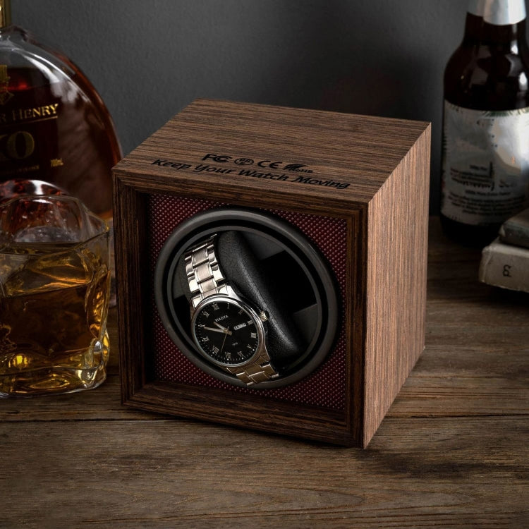 USB Automatic Mechanical Watch Shaker Watch Rotates Places Storage Box, Color: 1 Watch Red - free shipping - PMC TechLife - Order now!