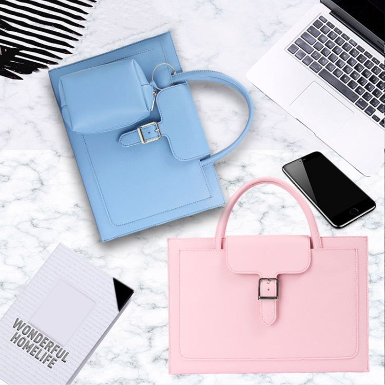 S176 Portable Waterproof Laptop Bag with Power Pack, Size: 13 inches(Light Grey) - 13.3 inch by PMC Jewellery | Online Shopping South Africa | PMC Jewellery | Buy Now Pay Later Mobicred