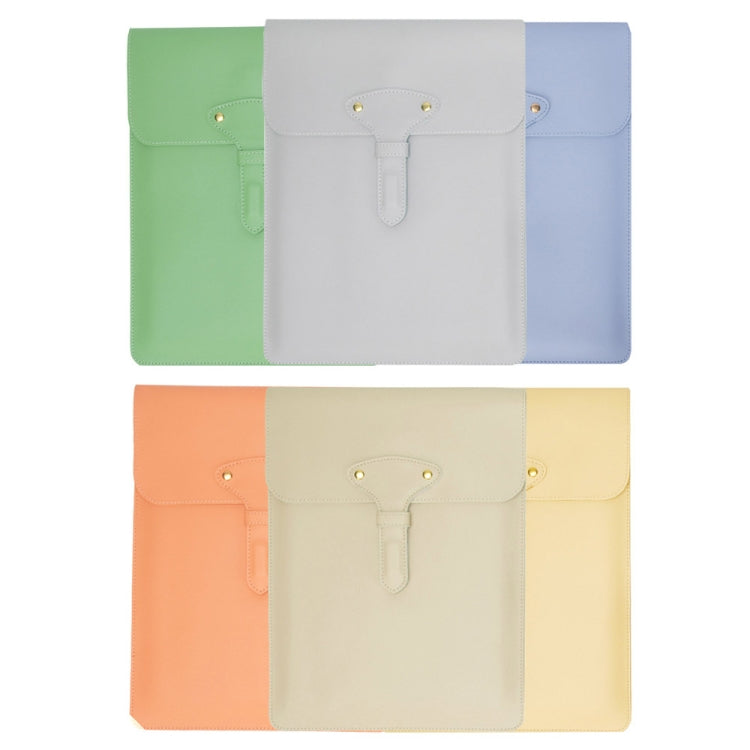 S177 3 In 1 Leather Waterproof Laptop Liner Bags, Size: 13 inches(Apricot) - 13.3 inch by PMC Jewellery | Online Shopping South Africa | PMC Jewellery | Buy Now Pay Later Mobicred