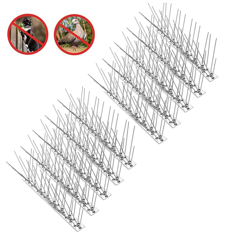 10 Sets 25cm Long Stainless Steel Bird Repellent Thorn Anti-cat Thorn Bird Device - Outdoor Insect Repellent by PMC Jewellery | Online Shopping South Africa | PMC Jewellery