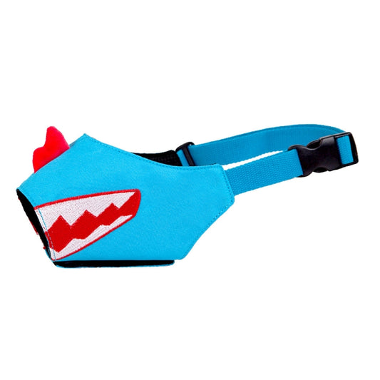 Cartoon Dog Mouth Cover Anti-Bite Nylon Dog Mask, Size: S(Blue) - Mouth Cover by PMC Jewellery | Online Shopping South Africa | PMC Jewellery | Buy Now Pay Later Mobicred