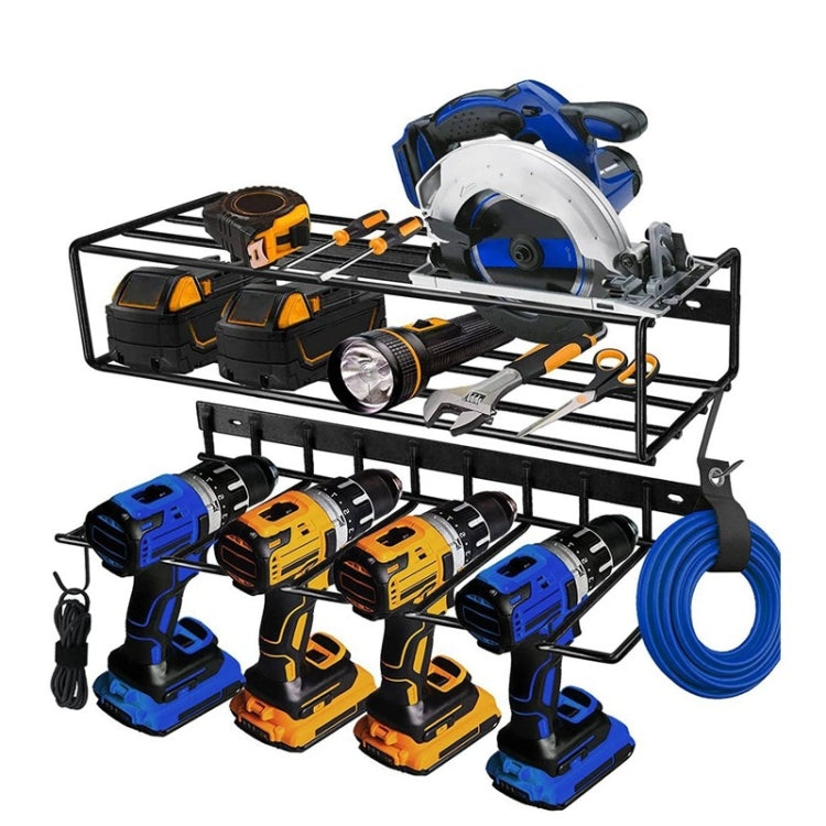Wall Mounted Handheld Drill Tool Storage Rack, Specification: Complete set - free shipping - PMC TechLife - Order now!