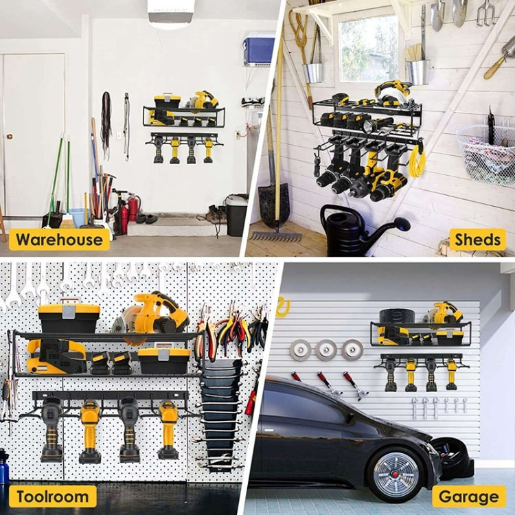 Wall Mounted Handheld Drill Tool Storage Rack, Specification: Complete set - free shipping - PMC TechLife - Order now!