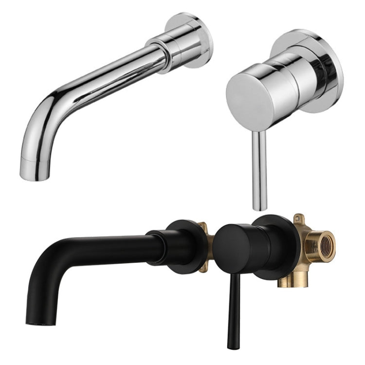 In-wall Hidden Concealed Faucet Hot and Cold Copper Mixing Valve, Specification: Silver Split - Faucets & Accessories by PMC Jewellery | Online Shopping South Africa | PMC Jewellery | Buy Now Pay Later Mobicred