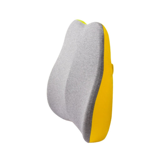 Memory Foam Lumbar Pillow Office Seat Lumbar Cushion(Lemon Yellow) - Cushions & Pillows by PMC Jewellery | Online Shopping South Africa | PMC Jewellery | Buy Now Pay Later Mobicred