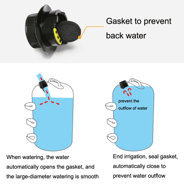 Water And Sand Multi-Function Tent Windproof Fixed Water Bag, Size: 24x45cm(Black) - Tents & Accessories by PMC TechLife | Online Shopping South Africa | PMC TechLife | Buy Now Pay Later Mobicred