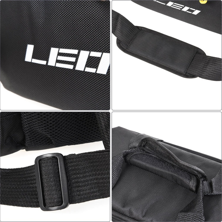 LEO 28048 Thickening Square Road Sub Bag Bait Wheel Fishing Gear Bag(Black) - Storage Boxes & Storage Bags by LEO | Online Shopping South Africa | PMC Jewellery