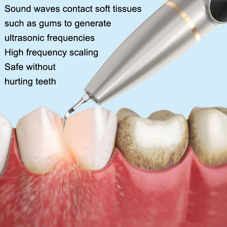 Tartar and Calculus Remover Oral Cleaning Ultrasonic Scaler Electric Visual Scaler(White) - Oral Irrigators by PMC TechLife | Online Shopping South Africa | PMC TechLife